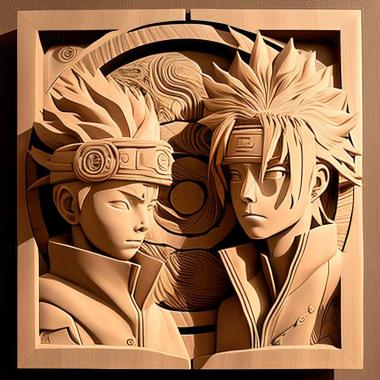 3D model Sakon and Ukon from Naruto (STL)